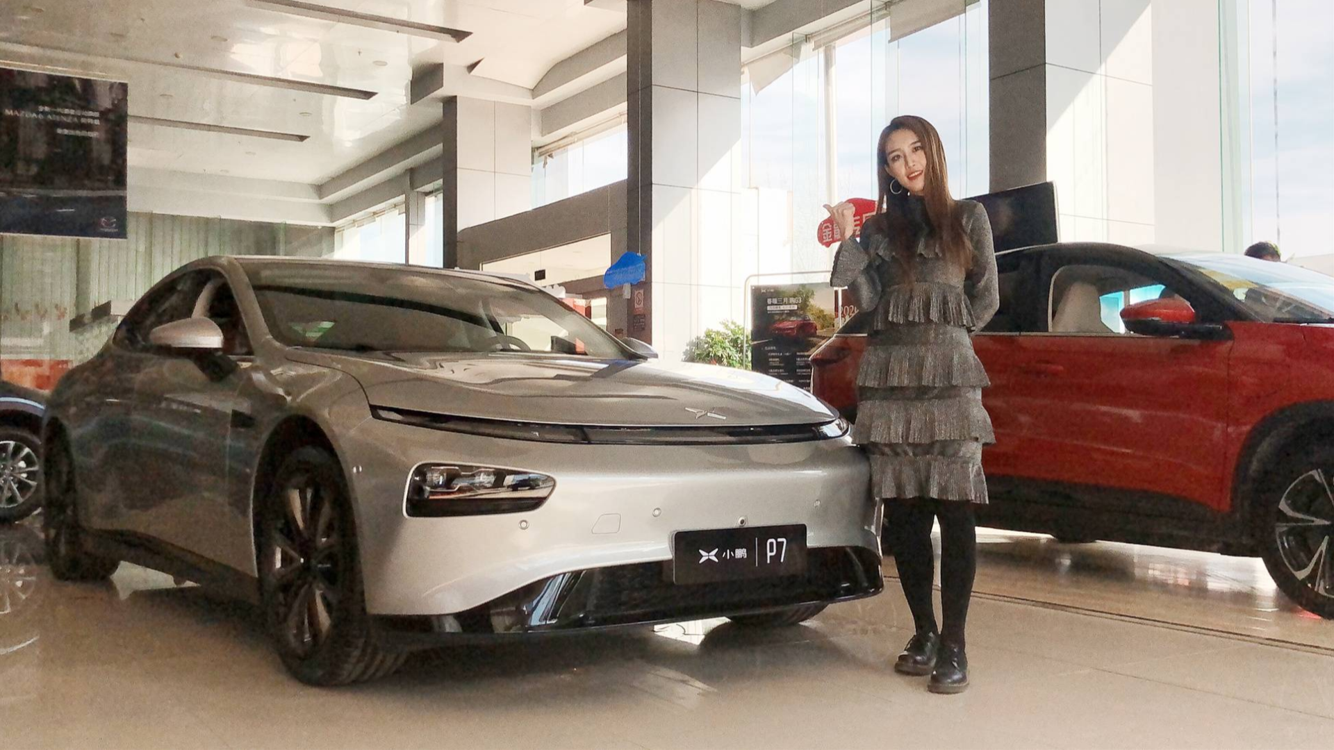 小鹏P7超越特斯拉,续航达706km,抢先到店实拍!